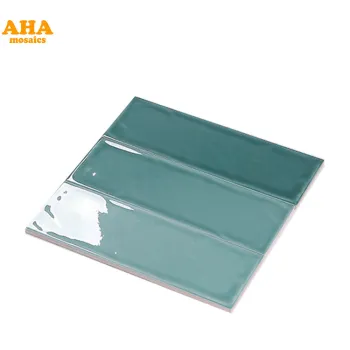 3D Gradient Waterproof Bathroom Ceramic Glass Subway Tile