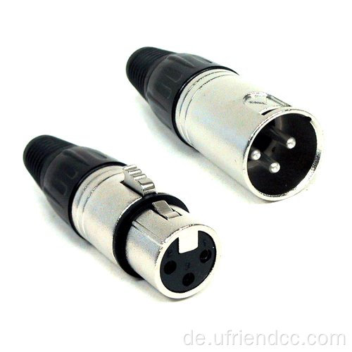 Niedriger Rauschen weiblicher männlicher 3Pin XLR/DMX -Mikrofonkabel