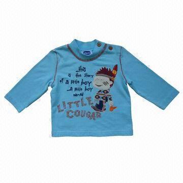 Children's T-shirt, Suitable for 3 to 4 Years Kids, Solid Color