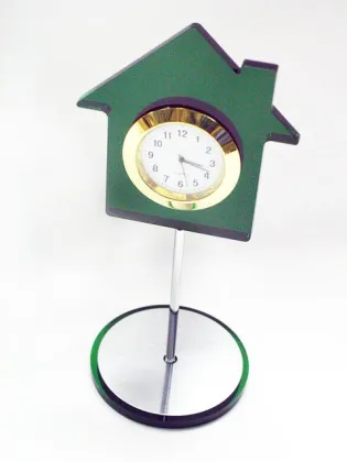 Yellow Sunflower Shape funny desk clocks