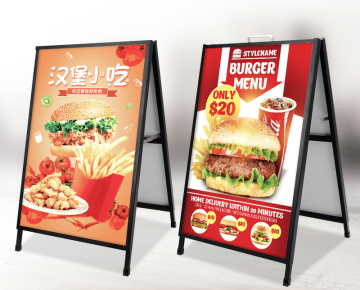 야외 부동산 금속 스탠딩 보드