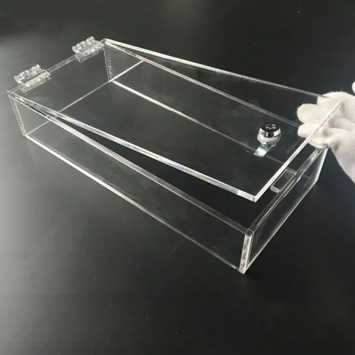 Transparent Acrylic Boxes transparent/wholesale with lock