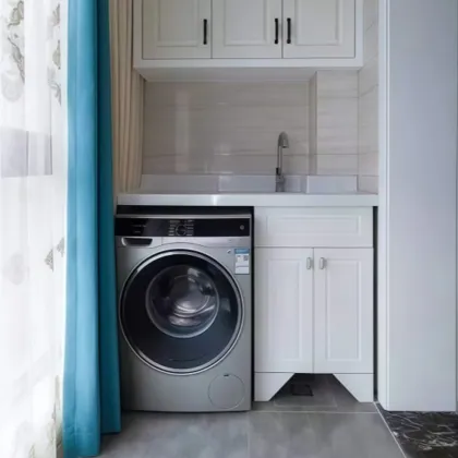 All Aluminum Waterproof Custom Balcony Laundry Cabinet