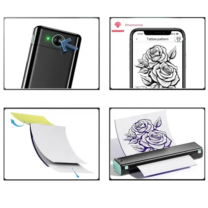 Portable Bluetooth Tattoo Copier Machine: A Quick and Convenient Solution for Temporary Stencil Tattoos