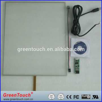 GT-4W-17A-1 17inch 4wire touch panel resistive touch screen touch glass for industrial Monitor,PC, display