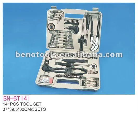 oem factory high own mould quality 100pcs homeowner's tool with flight case