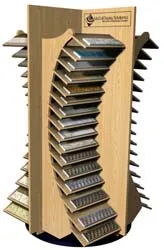 Heavy duty ceramics tiles display racks