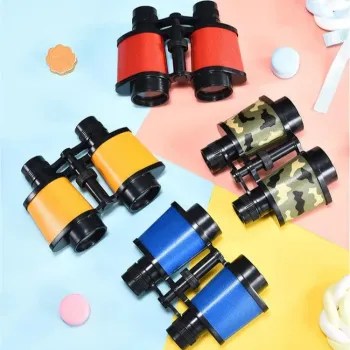 Factory Direct Sales Plastic Binoculars for Children's Camping Toy Telescope
