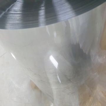 Transparent RPET film roll winding