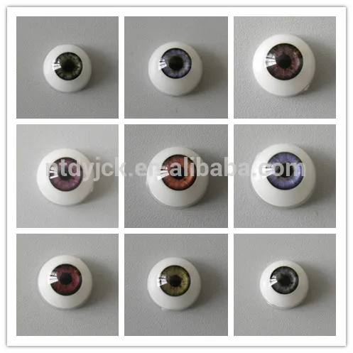 6-28mm realistic acrylic safety eyes for reborn dolls