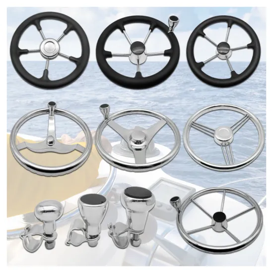 Hot Selling 316/304 Stainless Steel Marine Steering Wheel for Boats and Yachts