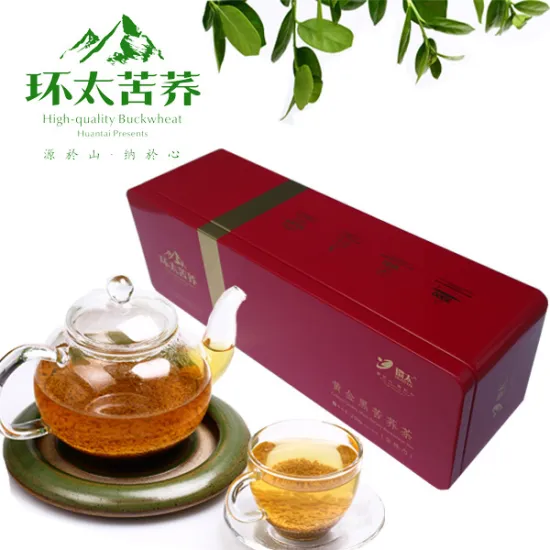 216g whole plant golden quality black tartary buckwheat tea---wheat tea