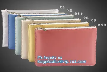 pu leather soft stationery bag kids pencil pouch, filling stationery pen case bag, Stationery Bag fancy Pencil bag pouch