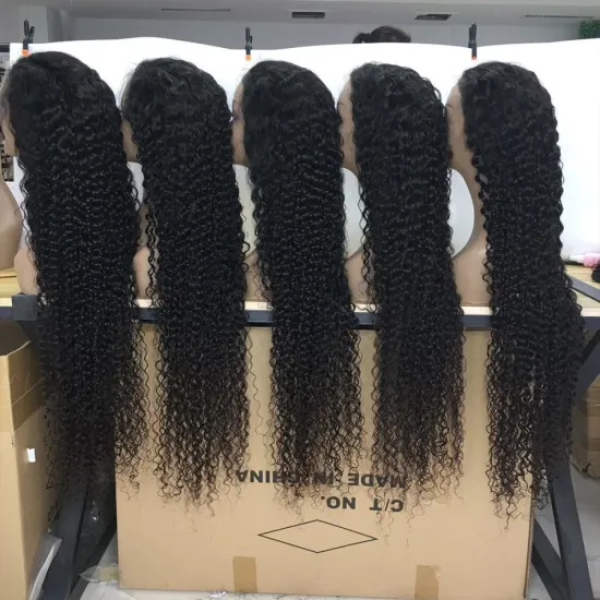 Curly Human Hair Transparent Hd Full Lace Wig,With Baby Hair Hd Lace Front Wig,Virgin Glueless HD Lace Wigs Overnight Delivery