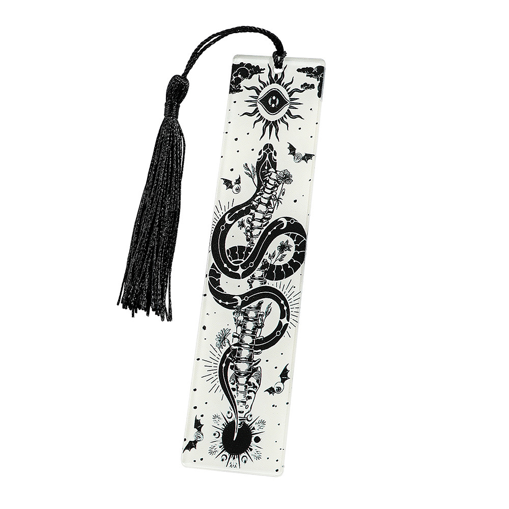 Dark aesthetic acrylic bookmarks