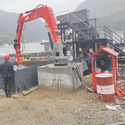 YZH stationary hydraulic rock breaker