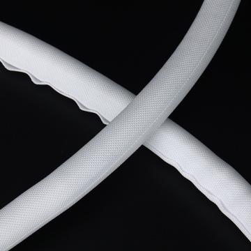 흰색 섬유 자체 와인딩 튜브