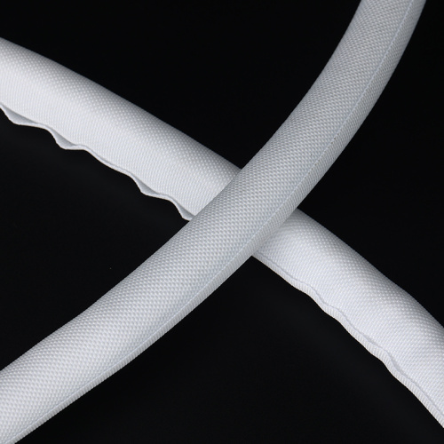 흰색 섬유 자체 와인딩 튜브