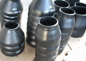 Steel concentric seam pipe fitting reducer