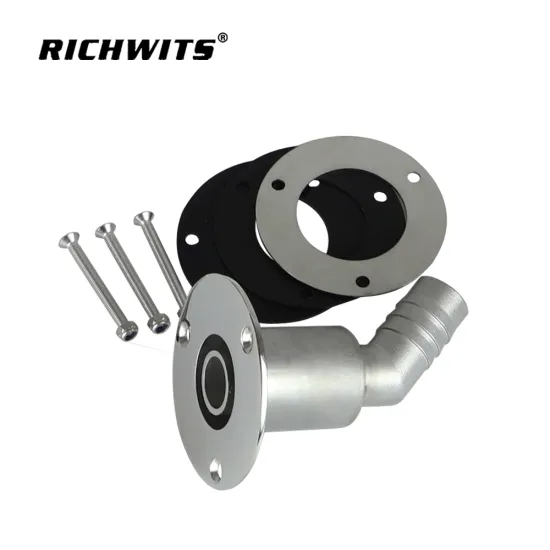 Stainless steel Marine heater exhaust vent Air hole Oil heater exhaust port with gasket