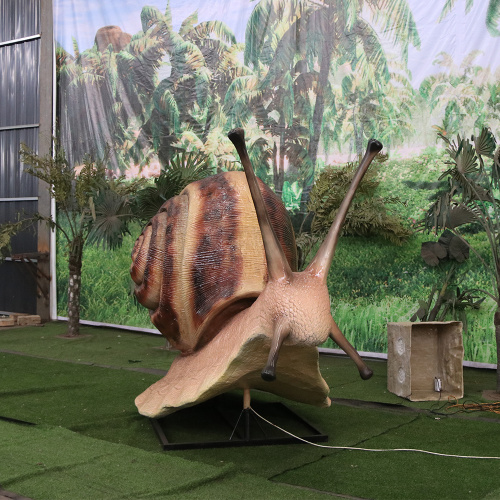 Large animatronic insect snail
