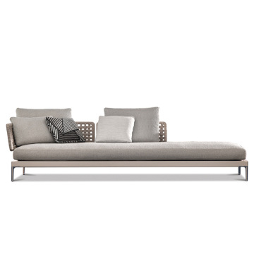 Industrial Design Luxury Aluminum Sofa Set for Outdoor Hotel Villas