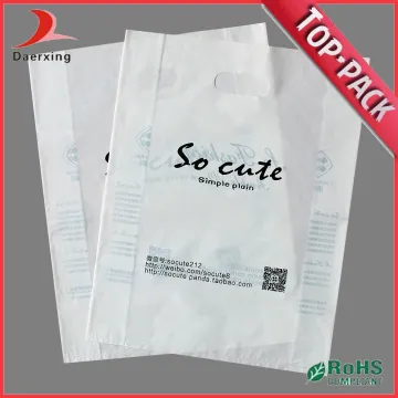 Plastic LDPE Shopping Die Cut Handle Bag
