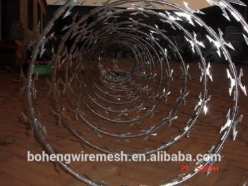 BTO-60 galvanized razor wire