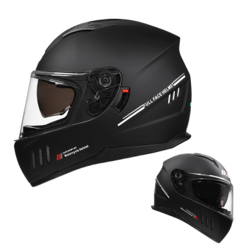 2025 Winter HeatTech Colorful Full Face Motorcycle Helmet with Double Lens CCC Certification and Bluetooth Support (BY-168)