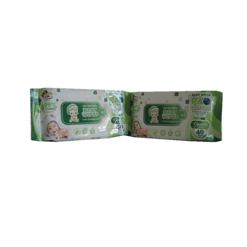 Lingettes humides portatives pour bébé à base de plantes
