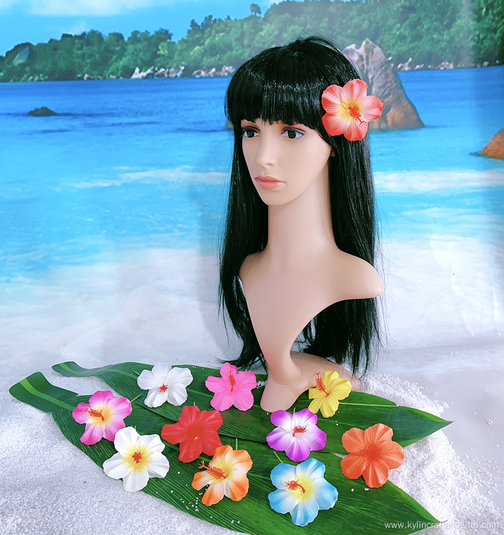 Island Popular Handmade Hibiscus Flower Hair Pick