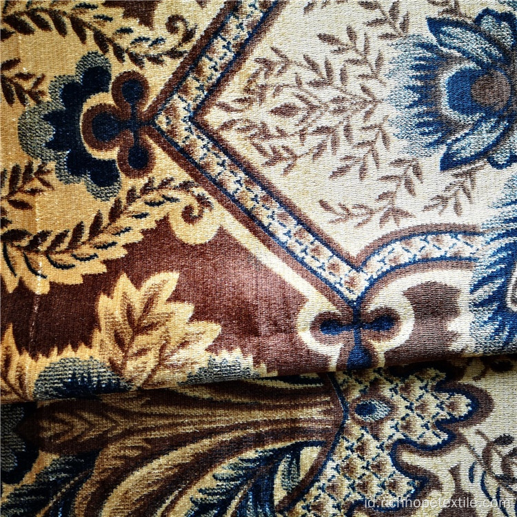 100% Kain Pelapis Sofa Beludru Afrika Polyester