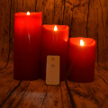 Farbige elektrische LED Flameless Sillar Candles Set Set