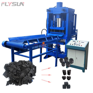 Automatic Charcoal Briquette Making Machine from Coconut