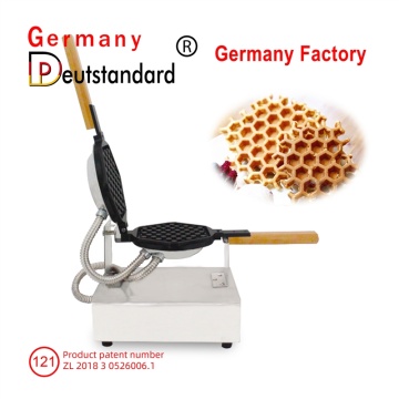 Rotwaffelmaschine mit Wabenwaffelmaschine