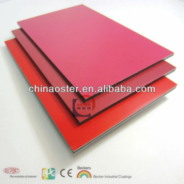 2014Colorful aluminum composite panel for your curtain wall decoration