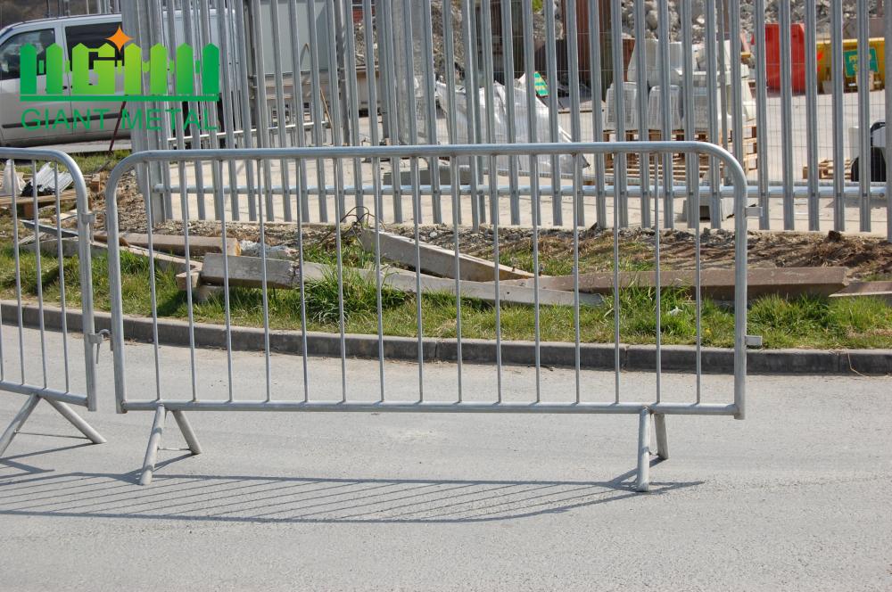 Galvanized Steel Temporary Crowd Control Barrier Fence