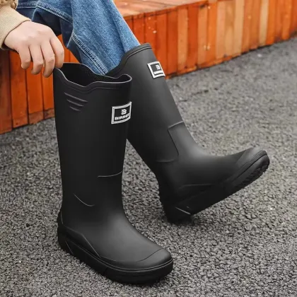 Non-slip Winter Rain Boots Custom Design Work Boots