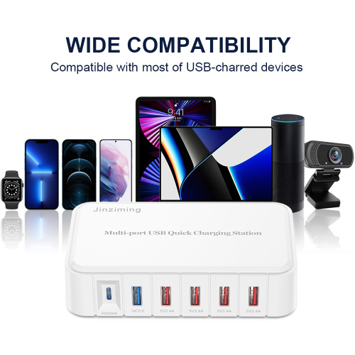 Multi USB Charging Station Dock PD QC3.0