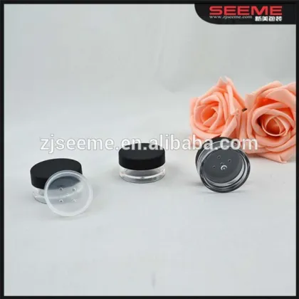 loose powder container,empty loose powder case for cosmetic &make up, sifter jars 3g
