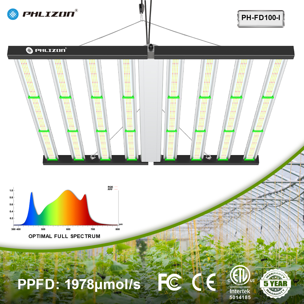 LED LED Borong 800W Tumbuh Cahaya Spektrum Penuh