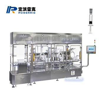 Automatic Vial Filling and Plugging Machine with Liquid Plastic Syringe