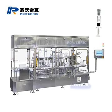 Automatic Vial Filling and Plugging Machine with Liquid Plastic Syringe