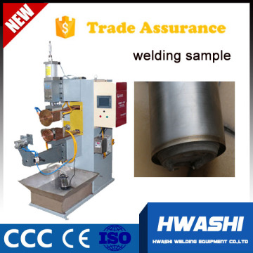 Hwashi Semi Automatic Stainless Steel Coffee Pot Bottom Seam Welding Machine