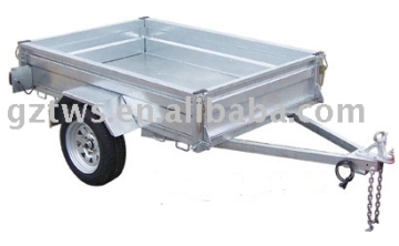 box trailer/single axle trailer/galvanized trailer