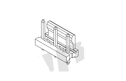 3.96mm Pitch 180 ° WAFER CONNECTOR SERIR DW3961V-XP-A