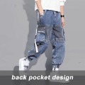 Tela de alta calidad de jeans sueltos personalizados