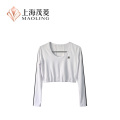 Poncho tipo jersey de punto acogedor