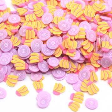 Wholesale Fruits Vegetables Slice Polymer Clay Slime  Mud Clay Slime Filling Crafts Making Nail Sticker Scrapbooking