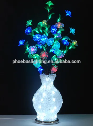 wedding vase led flower light